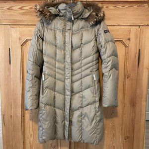 Bogner Down and Fur Collar Jacket
